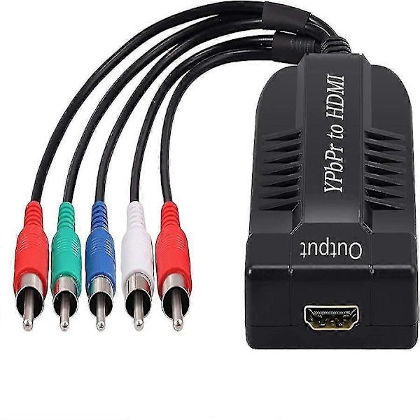 2025 Uusi komponentti HDMI-muunnin tukee 1080P uros YPBPR - HDMI-adapteriin R/L - HDMI 5RCA - HDMI