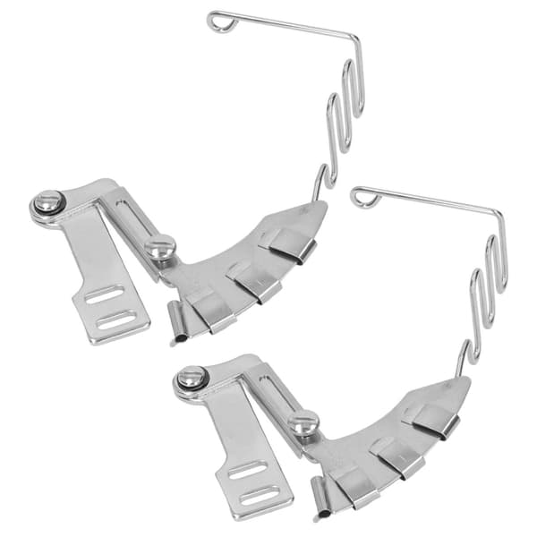 2 stk. låsesting symaskinebinder 30 mm 4 i 1 spejl rustfrit stål dobbeltfoldbinder til flad symaskine