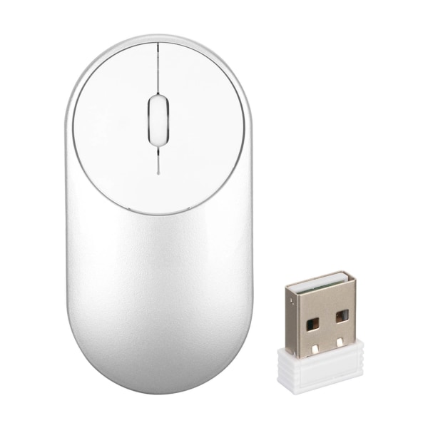 Wireless Mouse 1200DPI Ultrathin 2.4G trådløs mus med USB-mottaker for Windows 7 8 10 XP for IOS