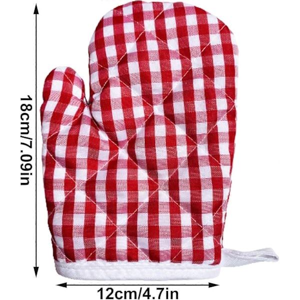 Chef Pinch Glove 4-pack Skållningsskyddshandskar Barn Kökshandskar Isolering Förtjockad Ugn