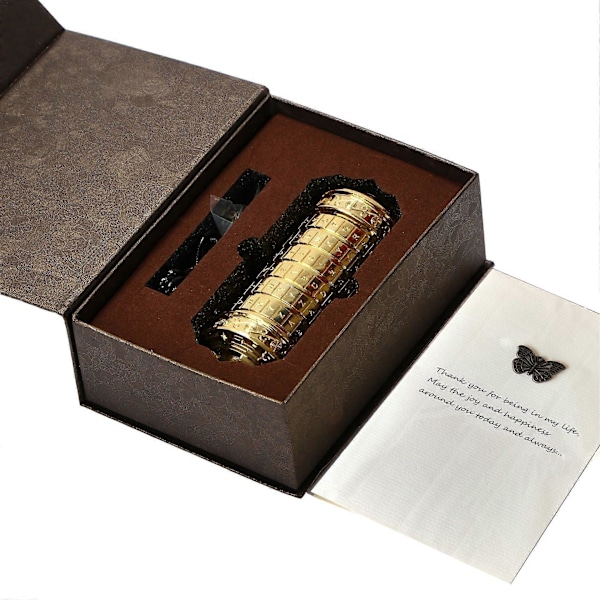 Cryptex Da Vinci -koodi Mini Cryptex -lukko Pulmapelit piilotetulla kullalla