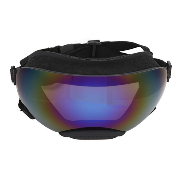Hunde Goggles Vindtætte UV Øjenbeskyttelse Justerbar Rem Hvalpesolbriller Universal til Mellemstore Kæledyr Blå Linse