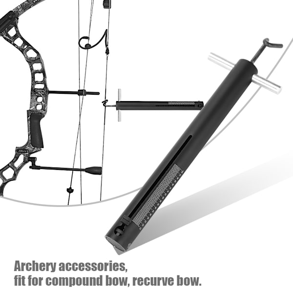 Bærbar Heavy Duty Nøjagtig håndholdt Bueskydning Bow Skala Power 15-100lbs