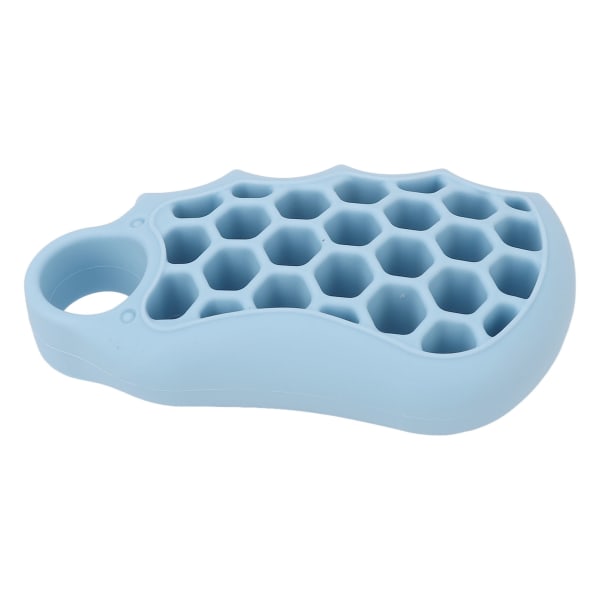 Håndgrebsforstærker Bærbar Silikone Blød Elastisk Ergonomisk Finger Træner Grip Strength Trainer Lyseblå 30LB