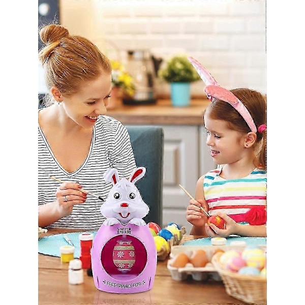 Påskeegg Spinner, Eggfargingssett med 8 Påskeegg Tusjer 3 Påskeegg blå