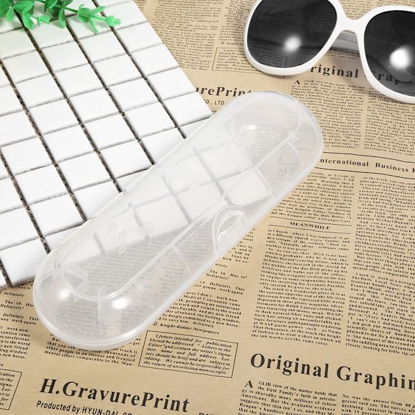Plast Elektrisk tandborste Förvaring Organizer Box Case Hållare Badrum Resa Camping Portable