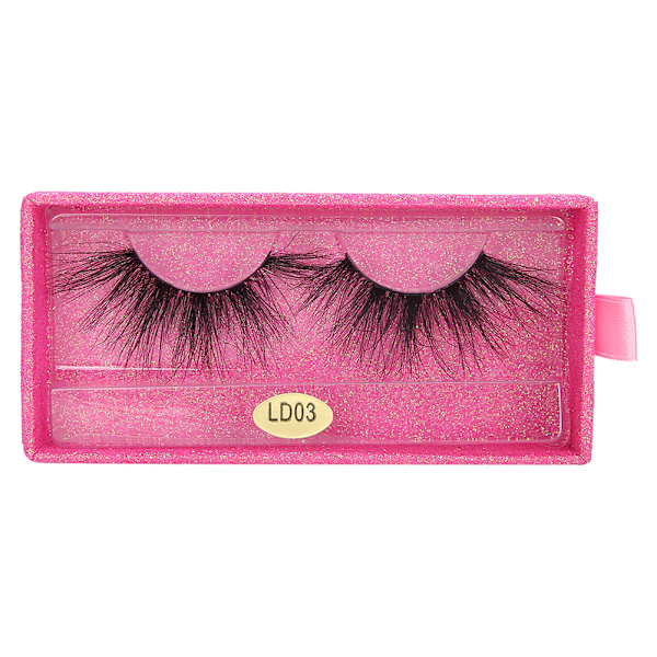 5D 25mm Falska Ögonfransar Makeup Falska Ögonfransar Fluffy Curling Långa Falska ÖgonfransarLD03