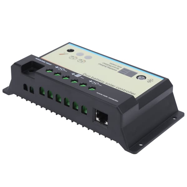 Solar Controller Plastik Dobbelt Batteri RV Opladning 8-Pin RJ45 EPIPDB-COM 12/24VDC(DB-20A )