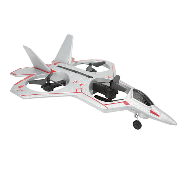 2,4 GHz RC-flyvemaskine EPP-skum Sølv 50 m Kontrol Afstand Høj Hastighed Coreless Motor RC Flyvemaskine Glider Legetøj til Over 14