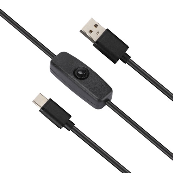 3kpl 5V3A TypeC-liitäntä power power kytkimellä Raspberry Pi 4B:lle