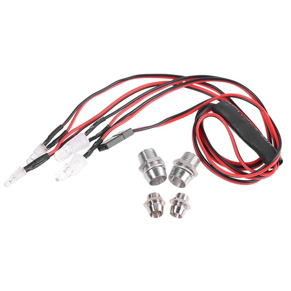 DIY 4LED Forlygte Baglygte Lys Kit til Rc Bil Lastbil RC Tilbehør