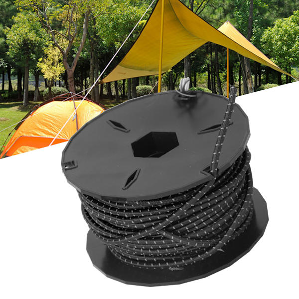 Udendørs Camping Lanyard Reb Reflekterende Camping Telt Reb Latex Elastisk Guyline RebSort