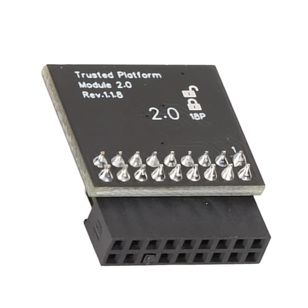 TPM 2.0 Krypteringssikkerhedsmodul 18Pin LPC Interface Krypteringssikkerhedsmodul til Asrock 18pin SPI TPM2.0