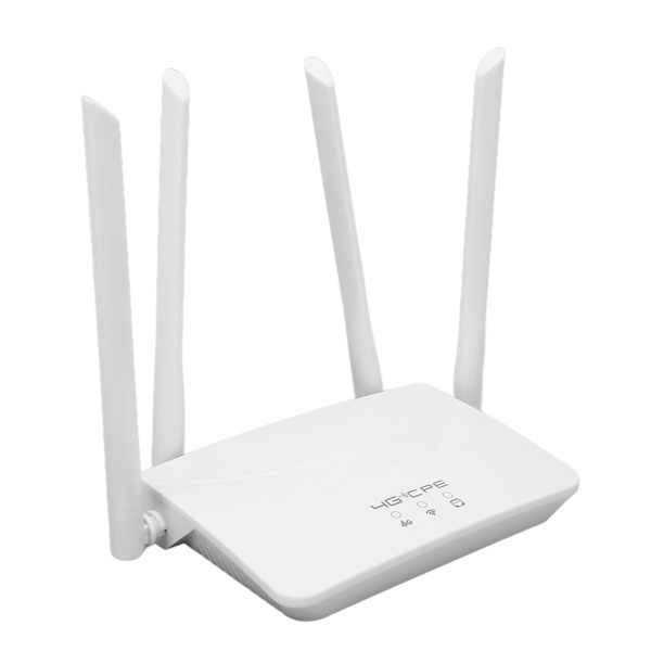 4G LTE trådløs router professionel 300 Mbps mobil WiFi router med 4 stk. antenner til B1 3 5 40 til asiatisk område 100-240V EU-stik