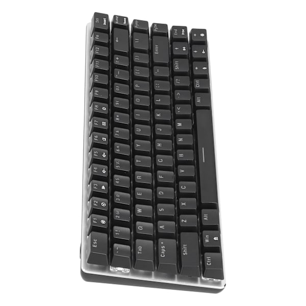 Mekanisk speltangentbord AK33 Blå brytare 5-kärnig tråd 82 tangenter Silver Black RGB-utgåva Datortillbehör Blå brytare