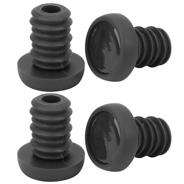 ZTTO Sykkelstyrehåndtak Grips Bar Ends Skrueplugger Polyester Gummi Sykkel Sykling Tilbehør Svart