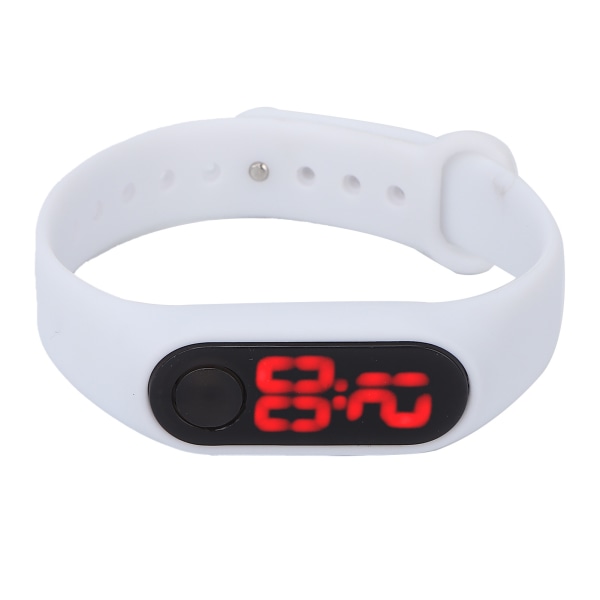 Smart Digital Watch Armbånd Lysende Elektronisk Ur Moderigtigt Stilfuldt Armbåndsur Hvid