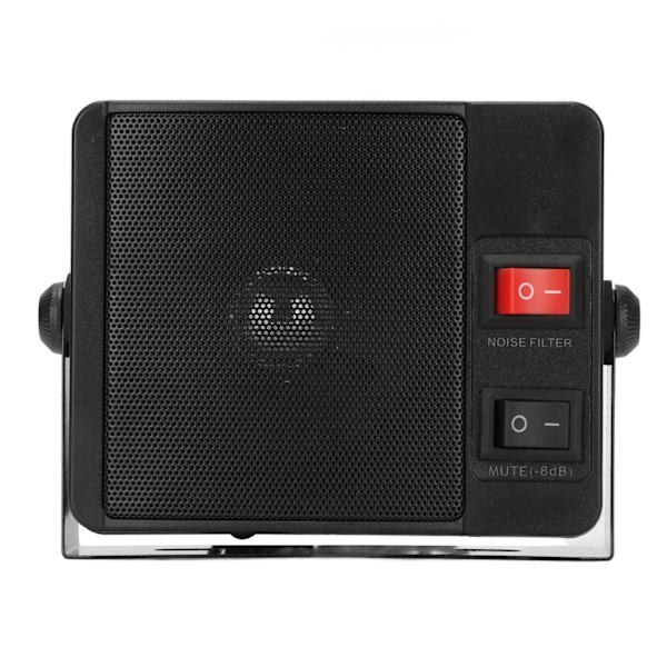 Bilradiohøyttaler Stabil klar lyd ekstern kommunikasjonshøyttaler med base for Yaesu for Kenwood for ICOM