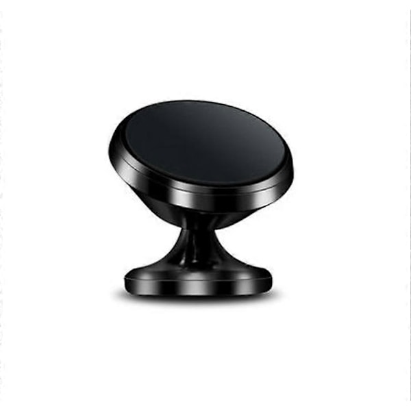 Bærbar Magnetisk Bilholder - 360 Graders Rotation Telefonholder Stærke Magneter Smartphone Holder Kompatibel med iPhone/Samsung/Huawei/GPS osv. - Sort