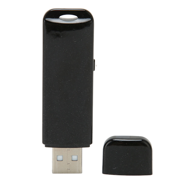 Digital USB Röstinspelare U Diskformad AI Intelligent HD Brusreducering Röstaktiverad USB Flash Drive Recorder Neutral Engelsk, Svart 8GB