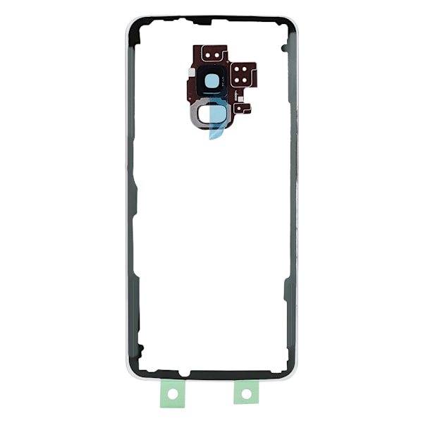 Telefon Bagside Cover Til Samsung S9 G960 Model Transparent Glas Batteri Bagside Cover(Rød)