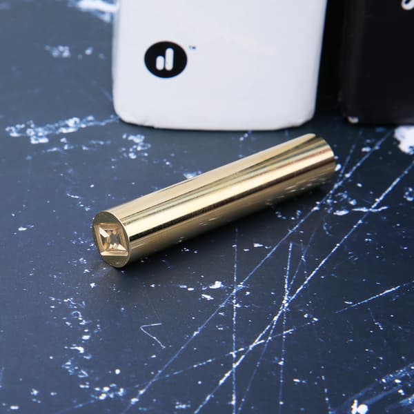 Mini messing laksegl stempel helt i metal søjle laksegl stempel til flere formål