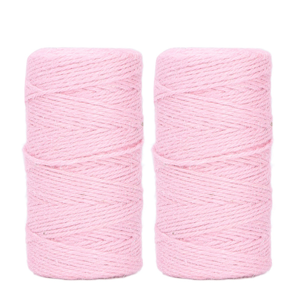 2 st bomullsrep rosa bekväm touch lätt hållbar andningsbar känsla DIY-verktyg