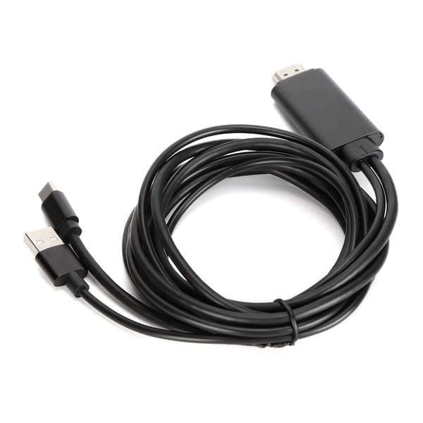 1,8M 4K Type C til HD Multimedia Interface Kabel Mobiltelefon til HDTV Synkroniseringsskærmkabel