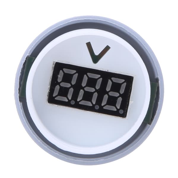 AD16-22DS LED Indikatorlys Digitalt Display Voltmeter AC 60V-500V Spenningsmåler Gul