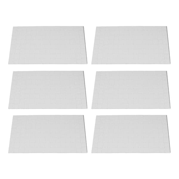 10 sæt blanke puslespil sublimering varmeoverførsel A4 20cmx29cm 120 stk. sæt til gør-det-selv