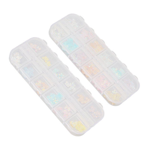 2 kpl nail art eri muotoja Viehättävät manikyyrivinkit Set