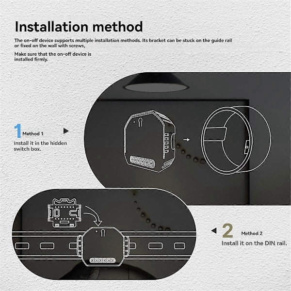 Tuya WiFi Switch Modul Delt Kontrol Smart Automatisering Relæ