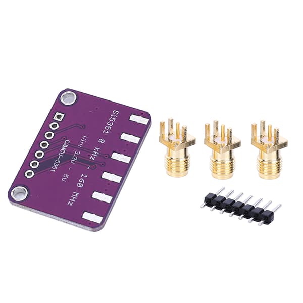 CJMCU-5351 Si5351A Klocksplitter Signalgenerator 8KHz-160MHz Elektronisk Komponent