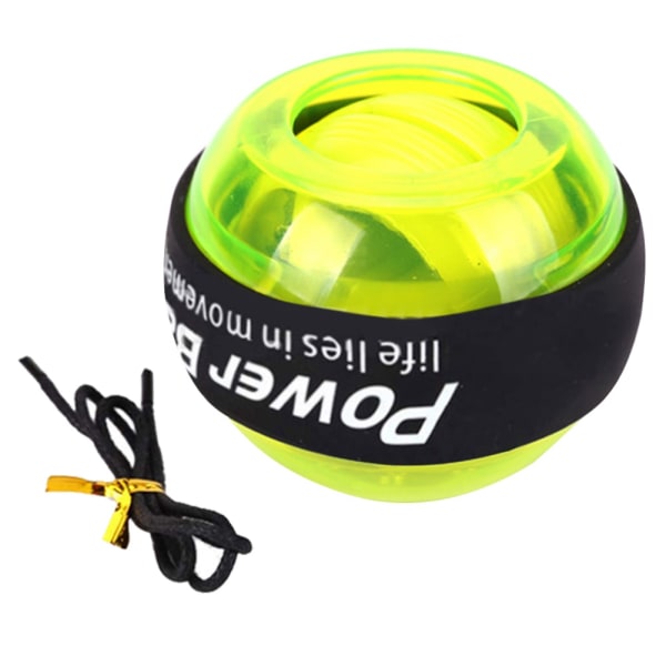 LED håndledstræner Relax Gyroskopbold Højkvalitets muskelfitnessværktøj (grøn)