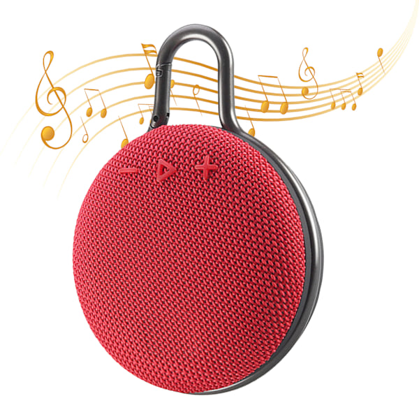 Bluetooth-kaiutin, ladattava, tukee handsfree-toimintoa, kannettava minikaiutin langattomalla subwooferilla ja karabiinihakasella