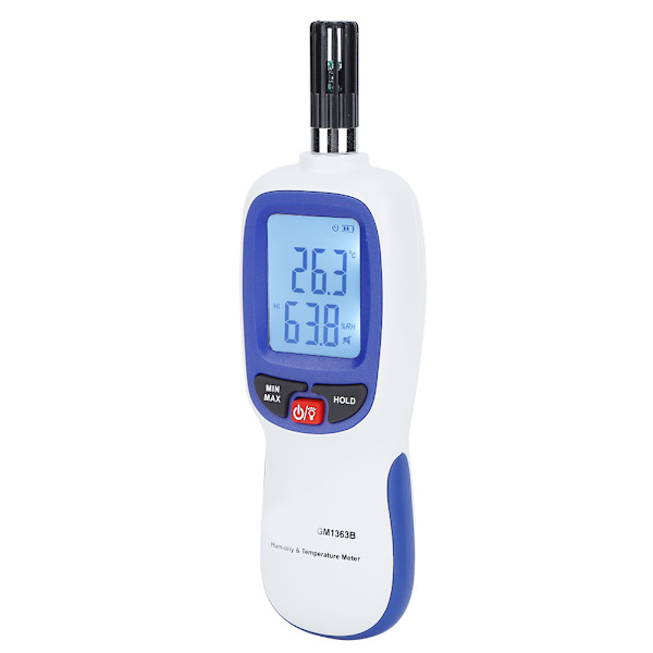 Bærbar digital termohygrometer LCD mini temperatur- og fugtighedsmåler til industri og landbrug