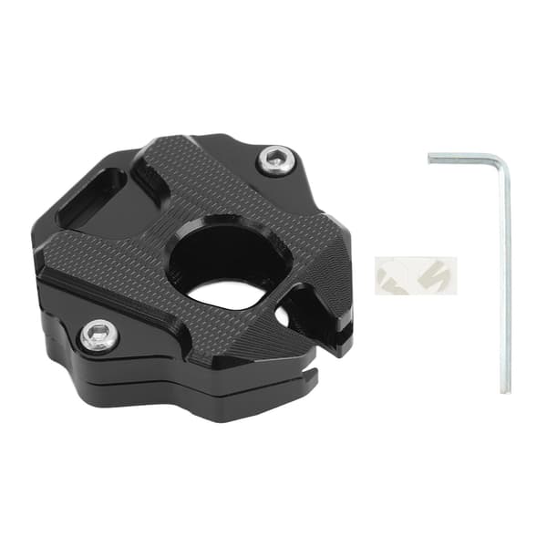 Motorcykel Nøgleskal CNC Metal Solid Stilfuld Perfekt Pasform Erstatning til CB650R CBR650R 2020+ (Sort)