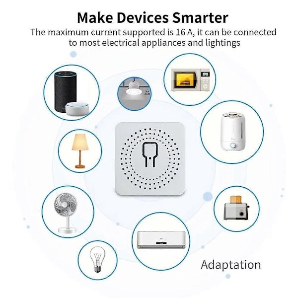 Wifi DIY Lyskontakt Modul 2-vejs Kontrol Arbejde for Tuya Smart Life