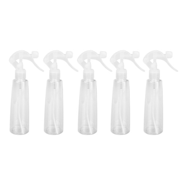 5 st sprayflaskor 200 ml stor sprayvolym transparenta små sprayflaskor för hem utomhus kontor resor