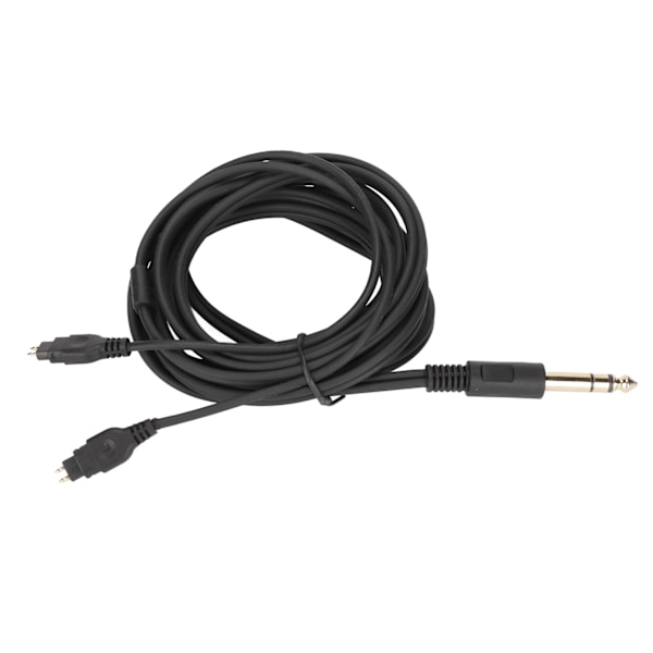 Kuulokkeiden kaapeli hapeton kuparimateriaali Pieni siirtohäviö 6,35 mm/0,3 tuuman musta kuulokkeiden johto HD660S HD650