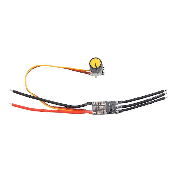 DC 7-26V Trefaset Børsteløs Motordriver med Potensiometer (20A)