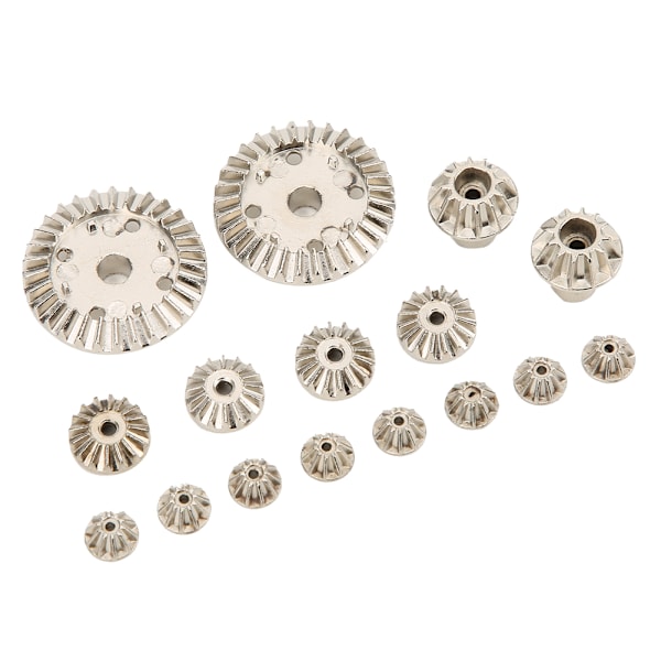 16st Upgrade Metal Gear Differential Driving Gears For Wltoys 144001 1/14 RC BiltillbehörSilver 1153