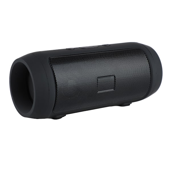 Bærbar Bluetooth-høyttaler FM-radio innebygd HD-støydempende mikrofon HiFi Heavy Bass Mini Bluetooth-høyttaler for skrivebord svart for E2mini