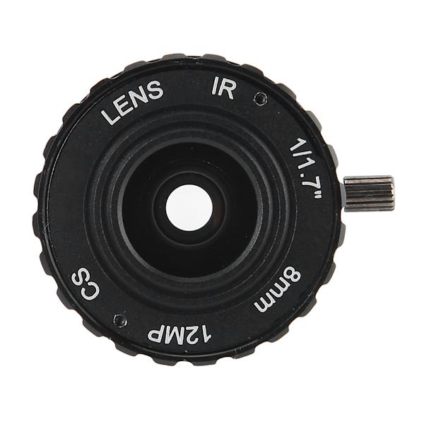 8mm 12MP HD F1.2 1/2.5 CS Interface Sikkerhed Fast CCTV-objektiv til kamera
