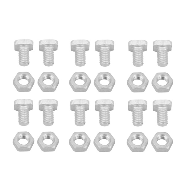 50 kpl alumiinimutterit 50 kpl pultit set kasvihuoneeseen