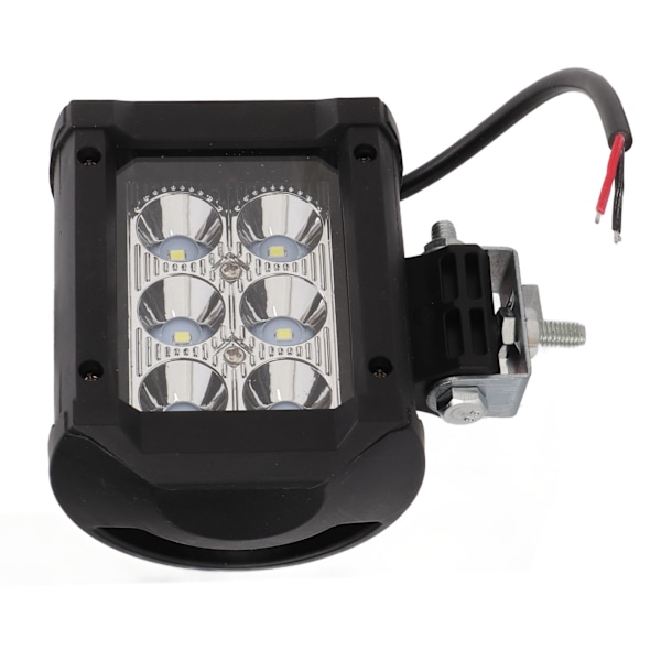 8 stk Offroad arbeidslys 6LED 18W 1800LM 12VDC Vanntett Universal Kjørelys for Biler Lastebiler