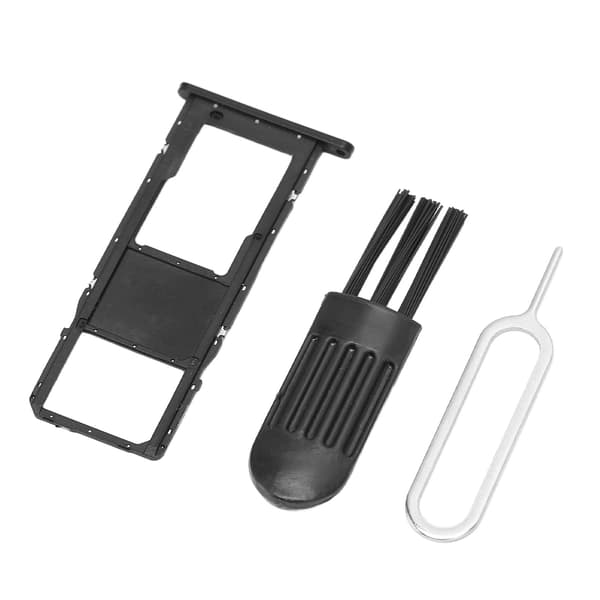 SIM-kortskuff Solid Slitesterk Plast Perfekt Erstatning Nøyaktig Størrelse SIM-kortholder for Galaxy A02S A025U