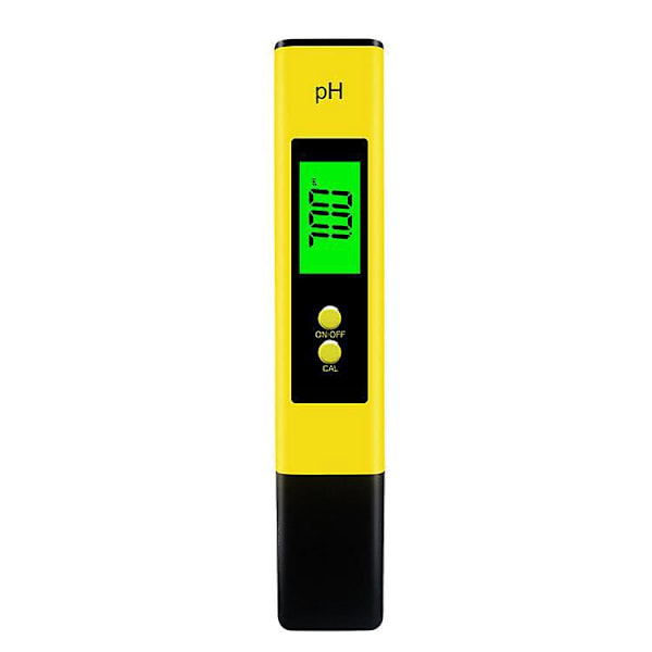 Digital pH-mätare Penna för Hydroponics Noggrann Fickstorlek Testare 0-14 pH-område för Dricksvatten Pool Akvarium