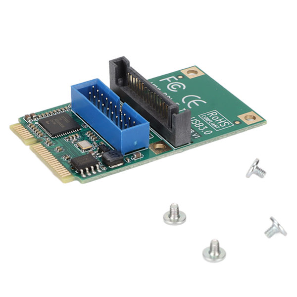 MINI PCIE til USB3.0 udvidelseskort 19/20PIN 5Gbps Transmission 15Pin SATA Interface MINI PCIE til USB3.0 Adapter til LINUX