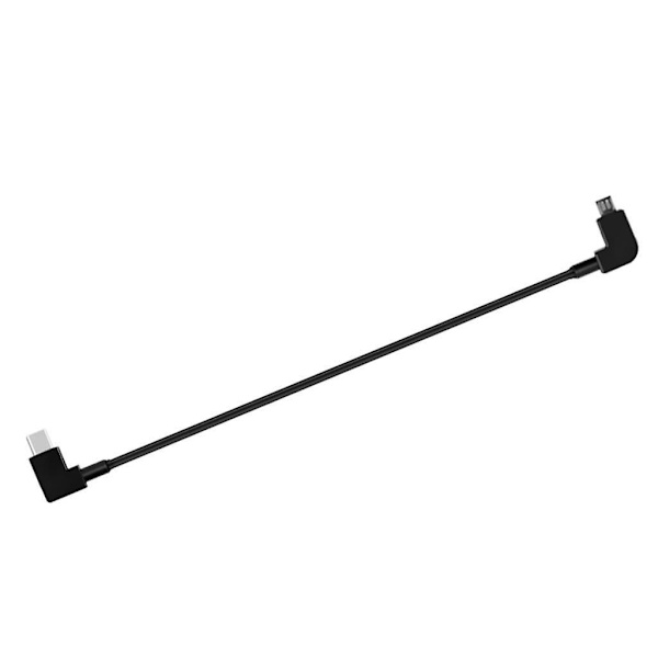 3 x Rätvinklig USB 3.1 Typ-C Hane till Micro USB Hane Data Synk Adapter Kabel--